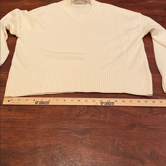 Everlane Boxy Sweater in Everyday Cotton Cream SZ XXS Oversized Fit 100% Cotton - Picture 11 of 11